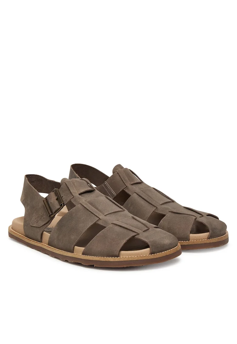 Sandale barbat,  piele naturala, maro