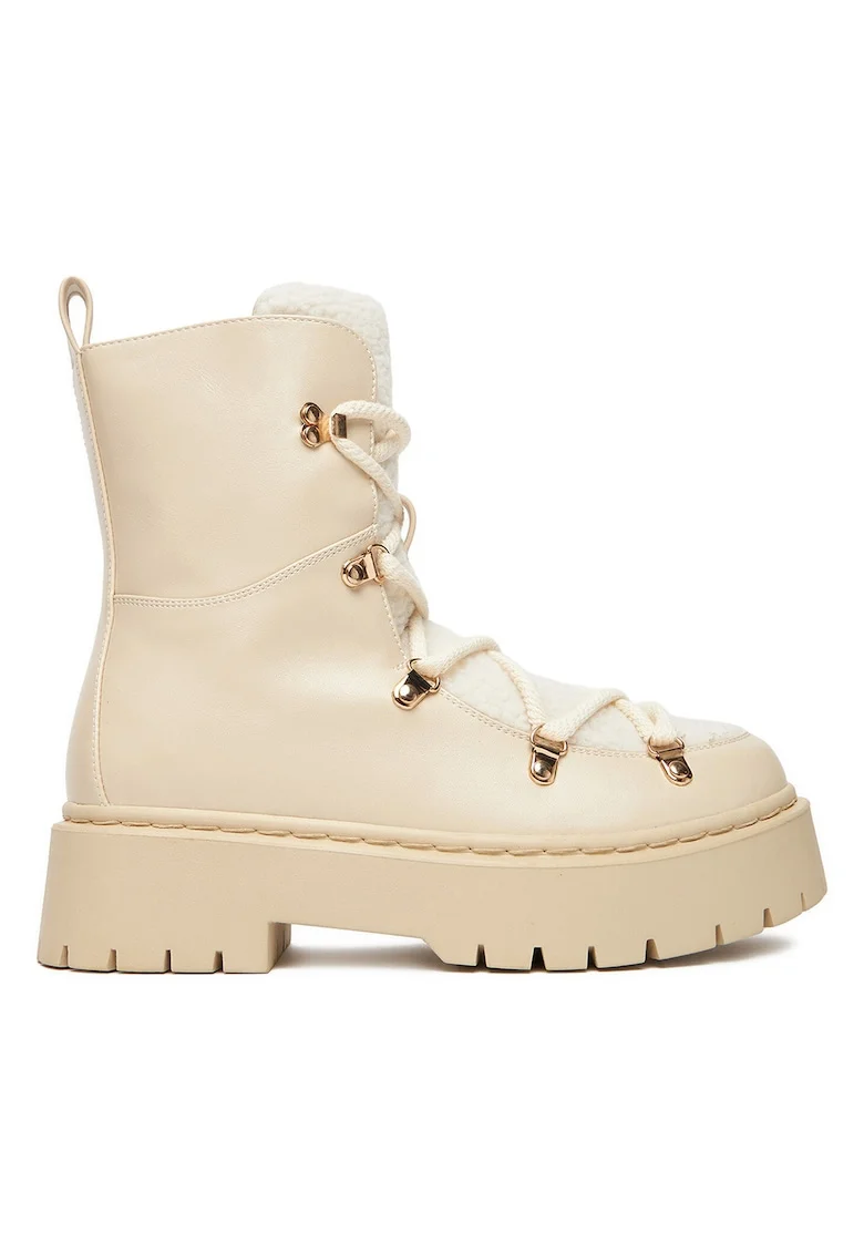 Pantofi femeie,  tesatura, bej,