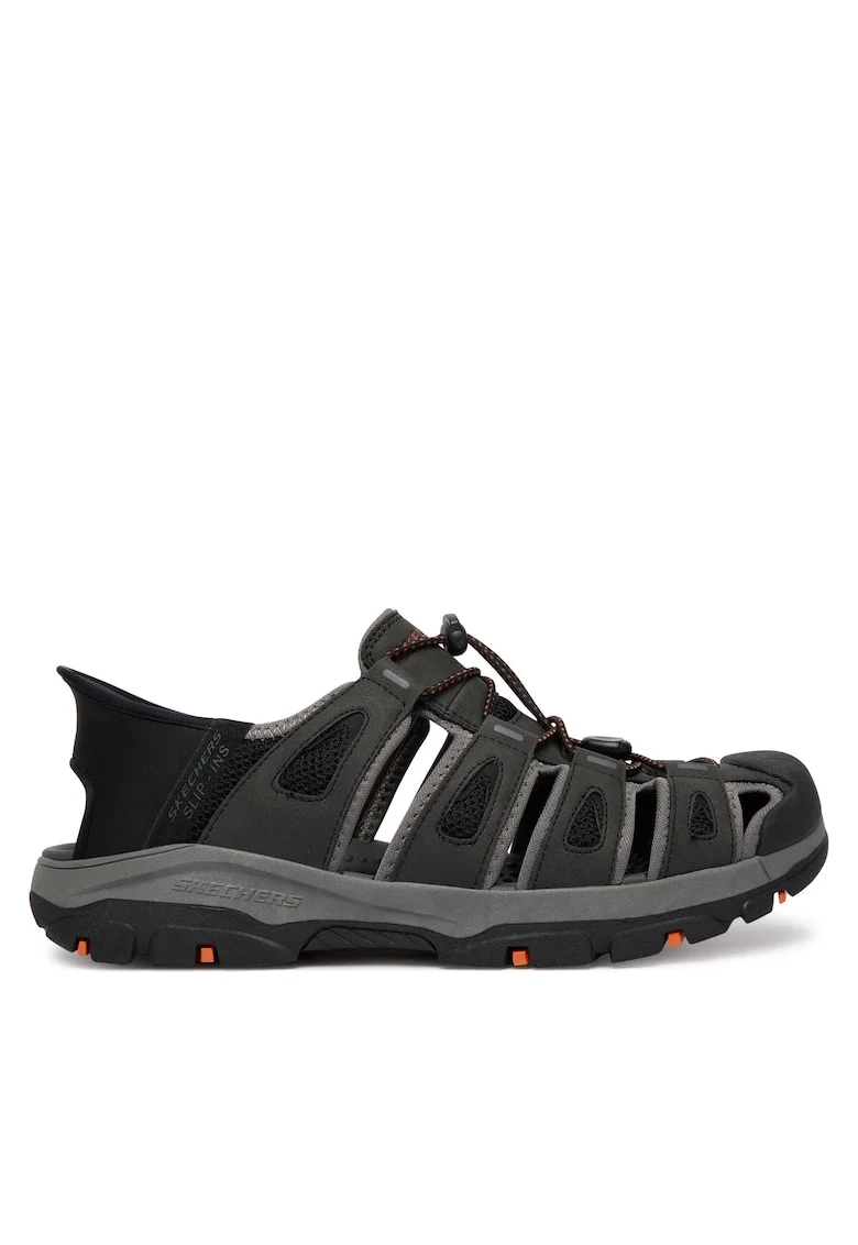 Sandale barbat,  piele ecologica, negru