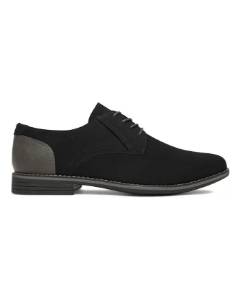 Pantofi barbati,  elegant, confortabil, negru, material sintetic