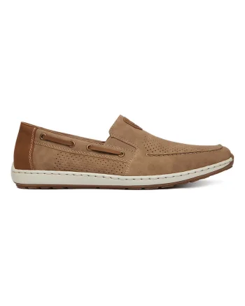 Pantofi barbati,  material sintetic, confortabili, bej