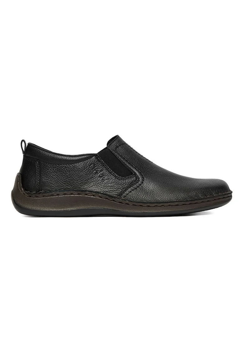Pantofi barbati,  piele naturala, culoare neagra