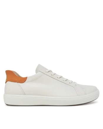 Adidasi barbati,  piele naturala, alb,