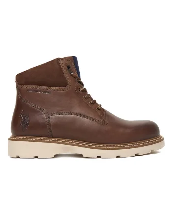 Ghete barbati,  piele naturala, maro, design atemporal