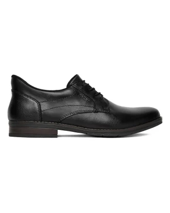 Pantofi barbati,  piele naturala, negru, confortabil, tehnologie Antistress