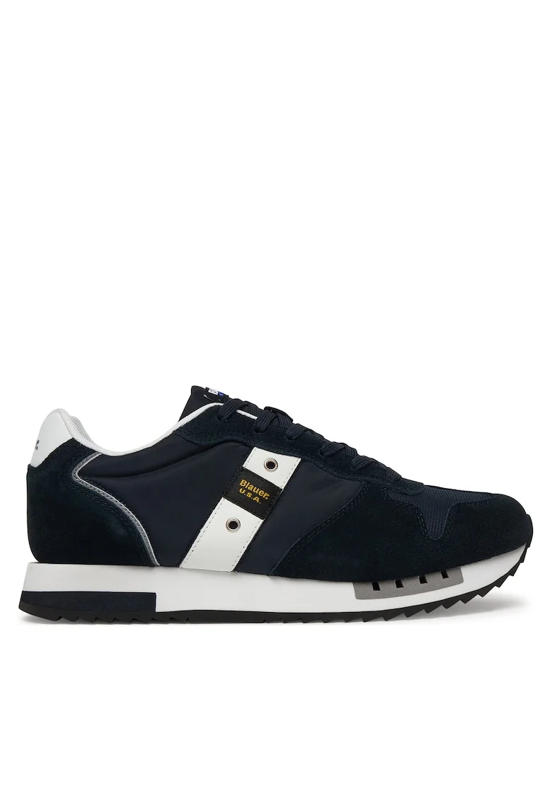 Tenisi barbati,  piele naturala, albastru, confortabil, stil modern
