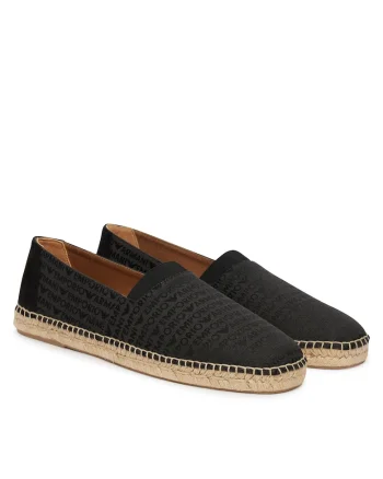 Mocasini barbati,  tesatura, negru,