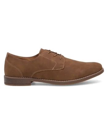 Pantofi barbat,  elegant, camel, sintetic