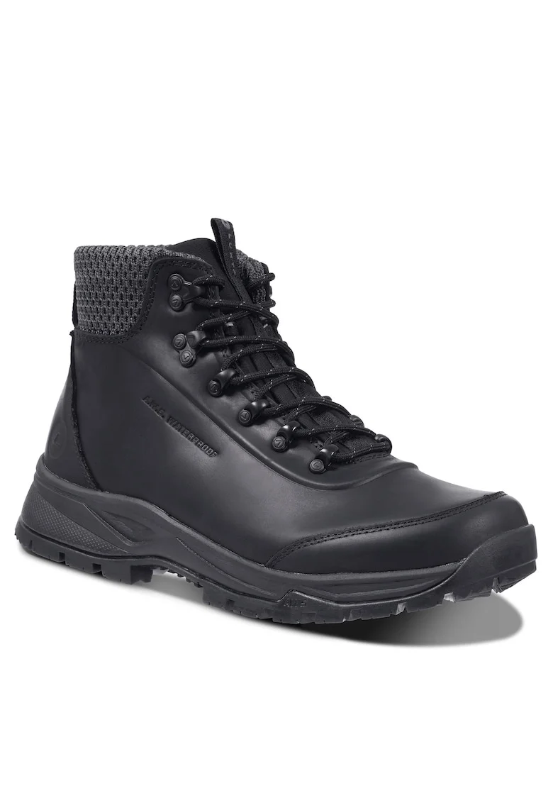 Ghete barbati,  piele naturala, negru