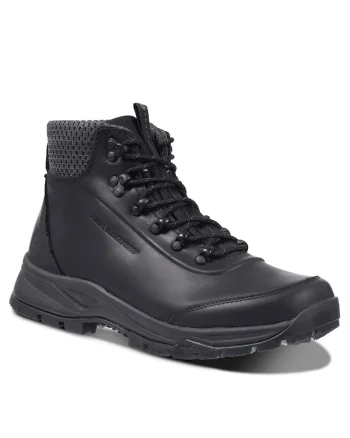 Ghete barbati,  piele naturala, negru