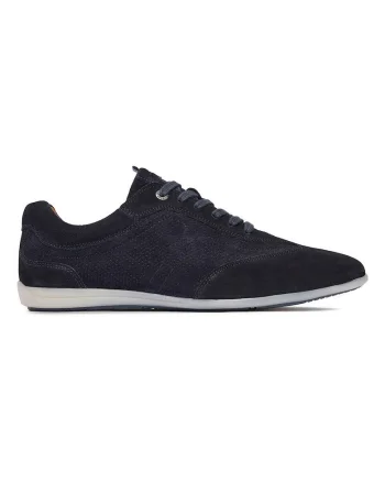 Pantofi barbati,  piele naturala, albastru