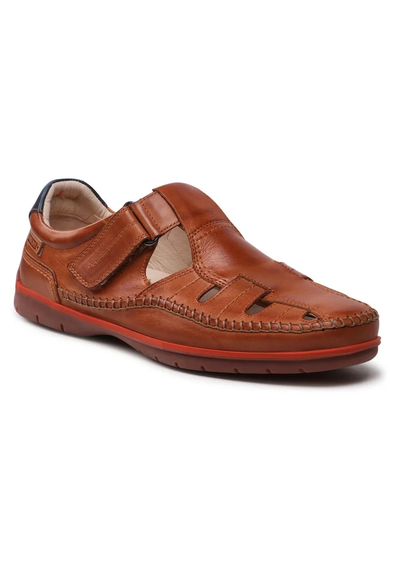 Sandale barbat,  piele naturala, maro,