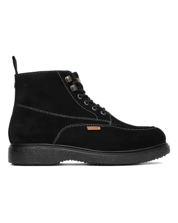 Pantofi barbati,  piele naturala, fermoar, negru