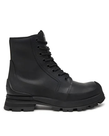 Cizme barbat,  piele naturala, negru, 41 EU,