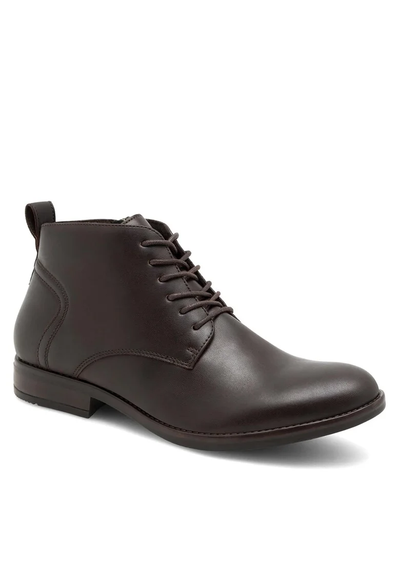 Pantofi barbat,  sintetic, maro, 41 EU,