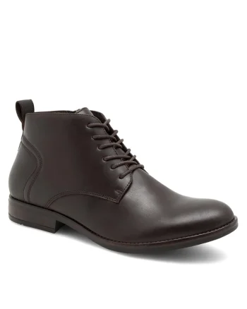 Pantofi barbat,  sintetic, maro, 41 EU,