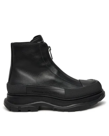 Cizme barbati,  piele naturala, negru, 42 EU,