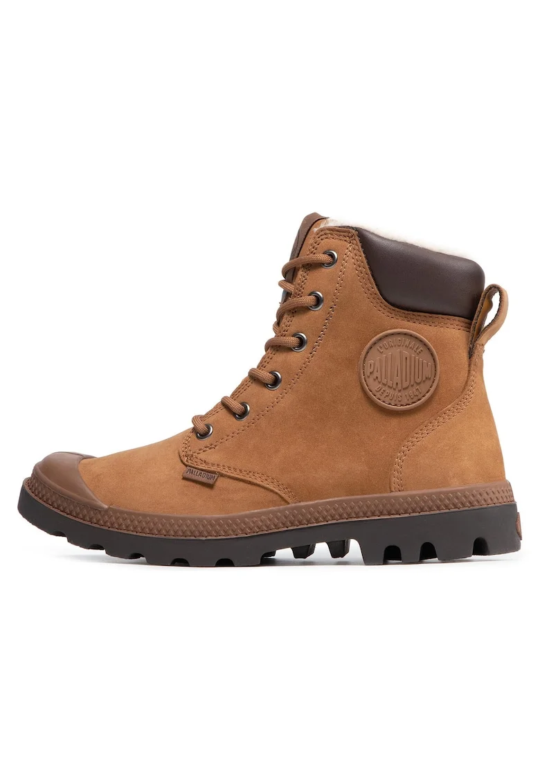 Ghete barbati,  piele naturala, maro,