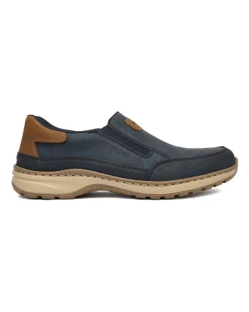 Pantofi barbati,  tesatura, albastru,