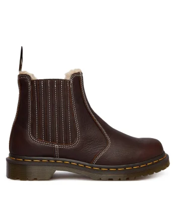 Botine femeie, Dr Martens, piele naturala, maro,