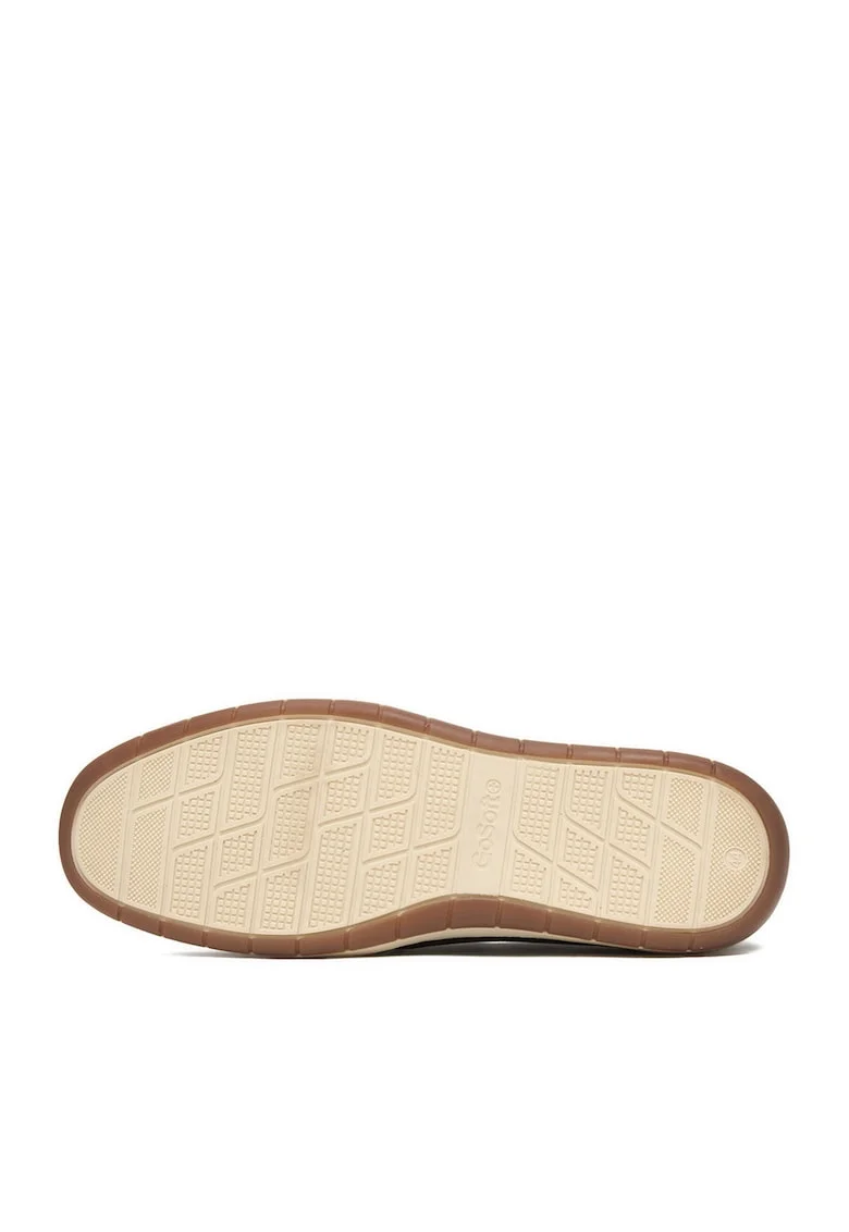 Pantofi barbati,  material textil, negru,