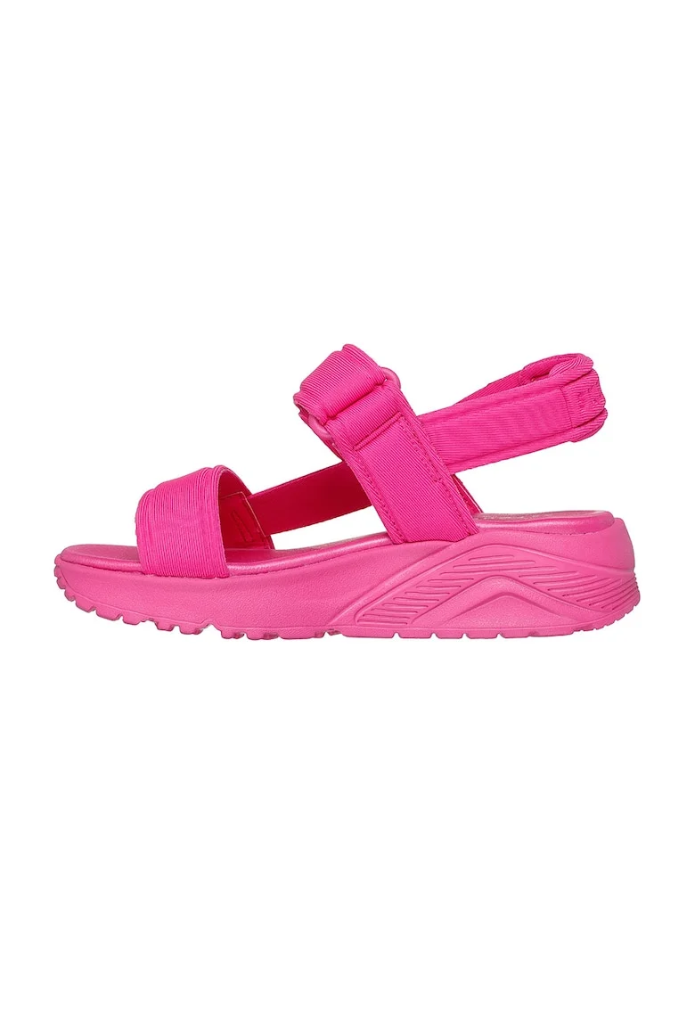 Sandale din material textil cu velcro Uno Lite, Roz aprins
