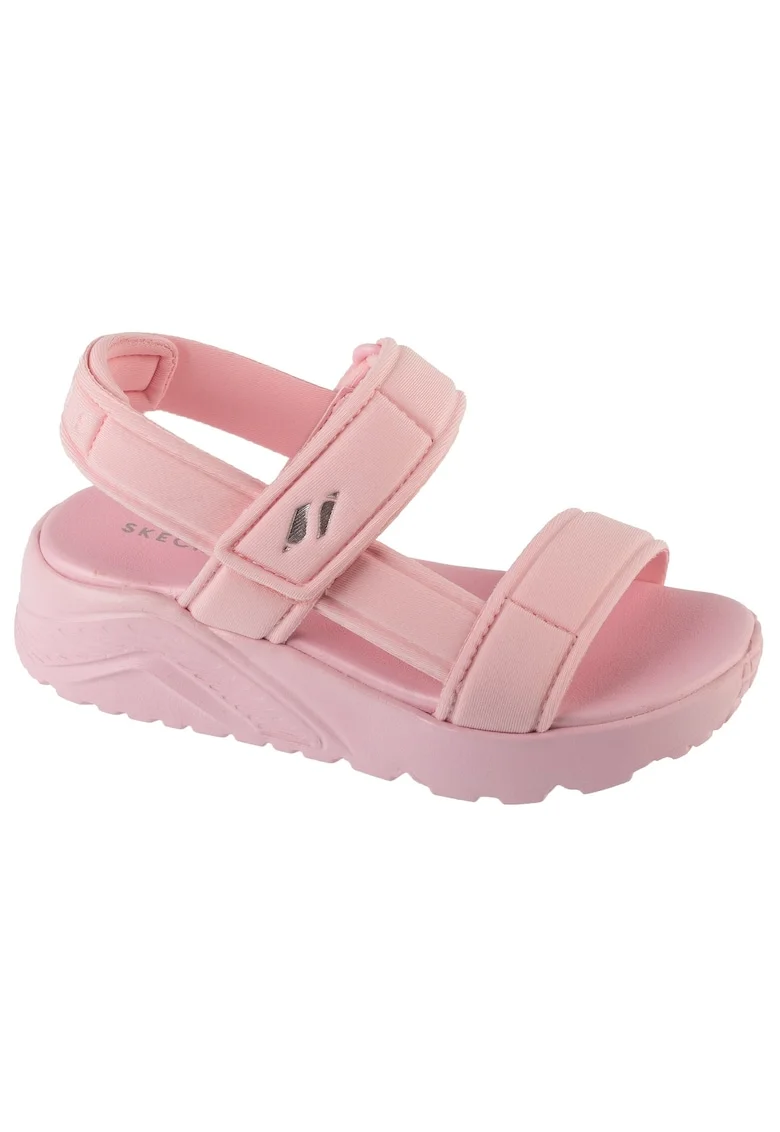 Sandale din material textil cu velcro Uno Lite, Roz