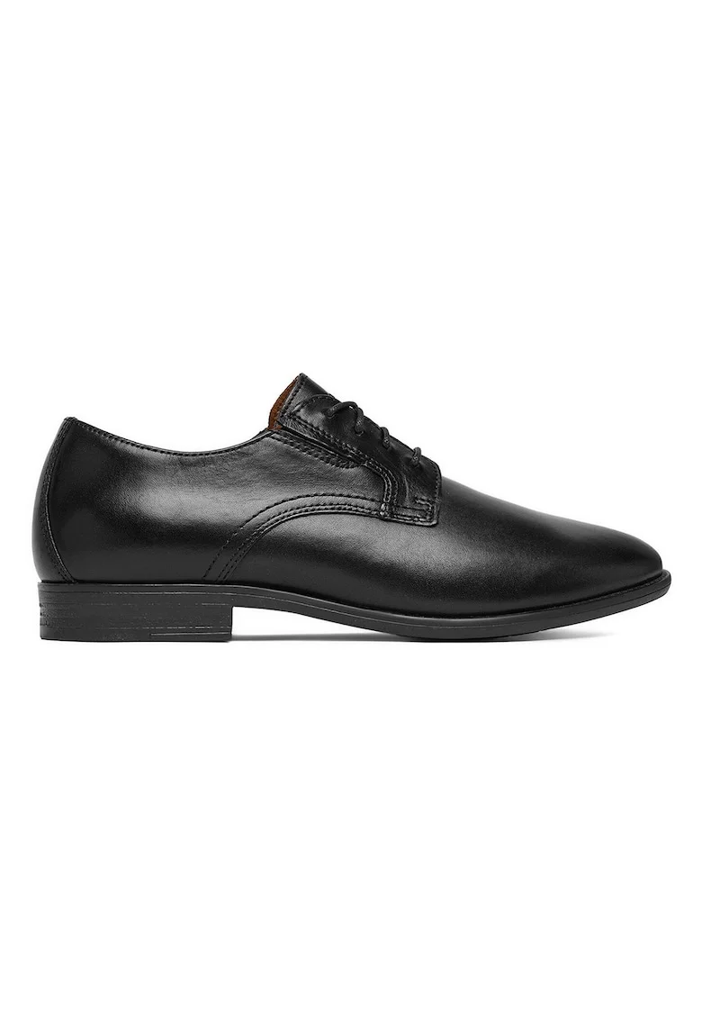 Pantofi barbati,  piele naturala, negru,