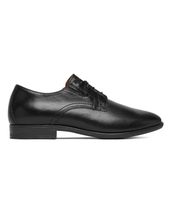 Pantofi barbati,  piele naturala, negru,
