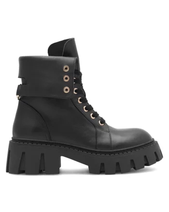 Pantofi femeie,  piele naturala, negru,