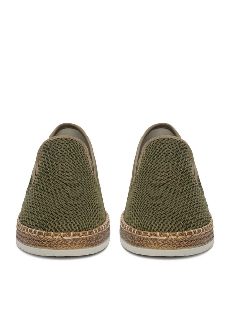 Pantofi barbati,  tesatura, verde,