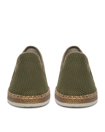Pantofi barbati,  tesatura, verde,