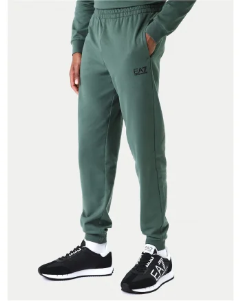 Pantaloni de trening barbati,  din bumbac, verde