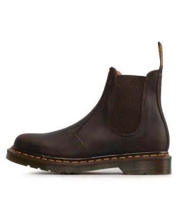 Ghete barbati, Dr Martens, piele naturala, maro, talpa plata