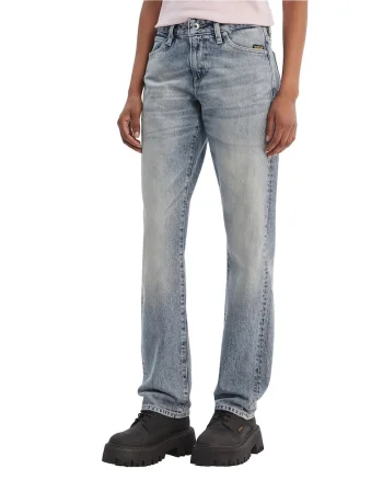 Blugi dama, G-Star Raw, slim fit, albastru, bumbac