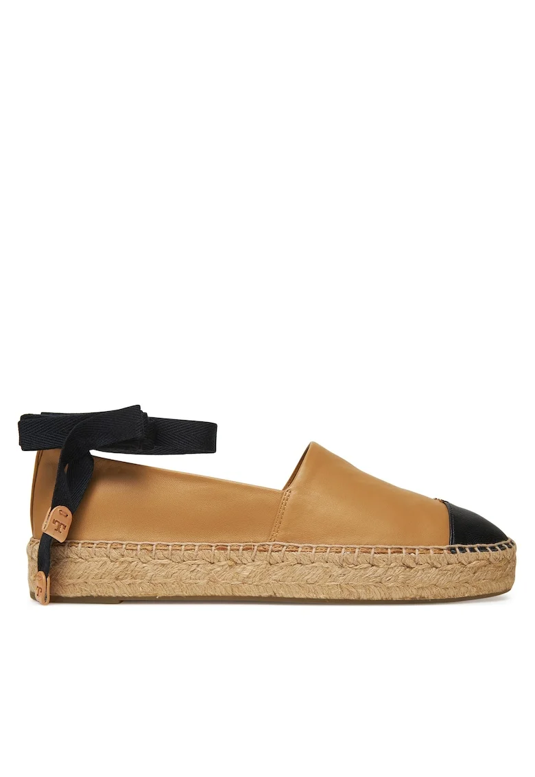 Espadrile dama,  piele naturala, maro