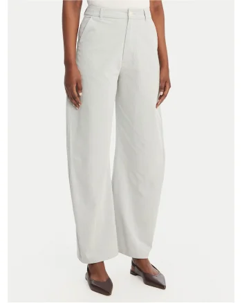 Pantaloni dama,  bumbac, albastru deschis