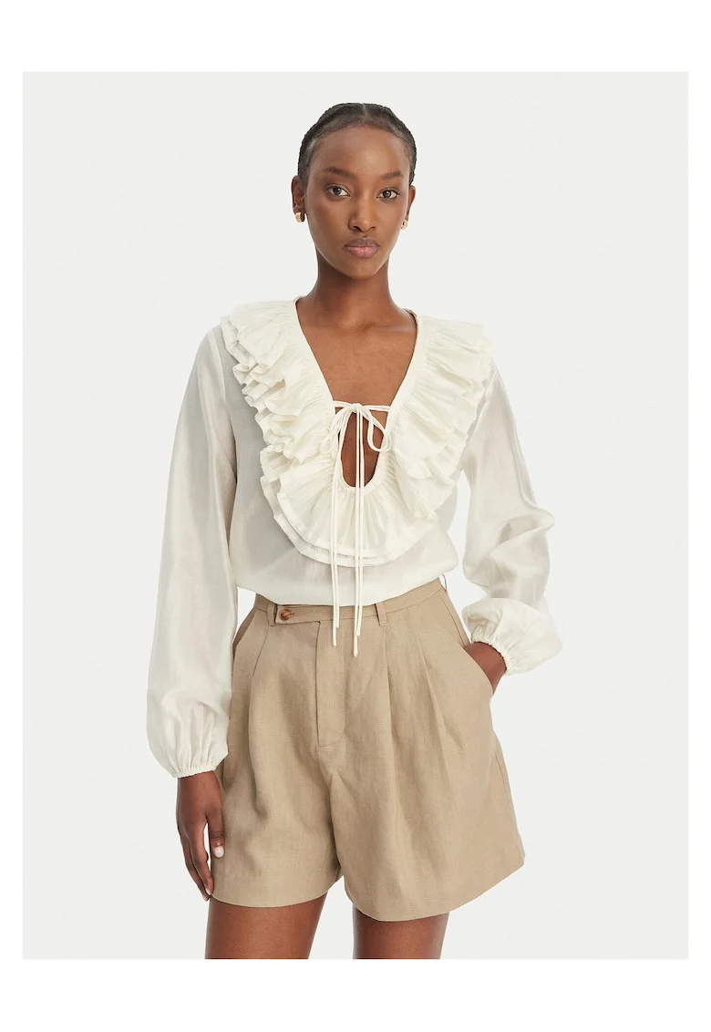Bluza dama,  poliester, alb