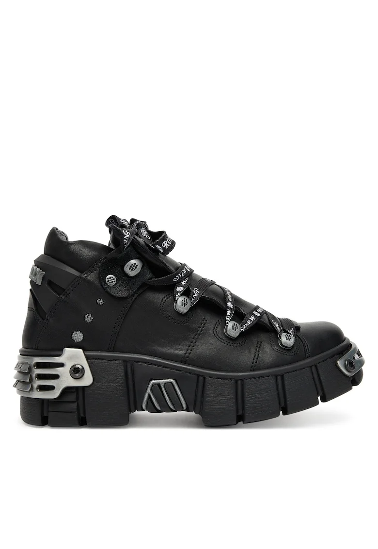 Tenisi dama,  piele naturala, negru