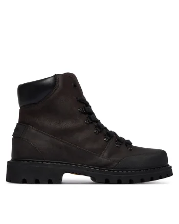 Ghete barbati,  piele naturala, negru