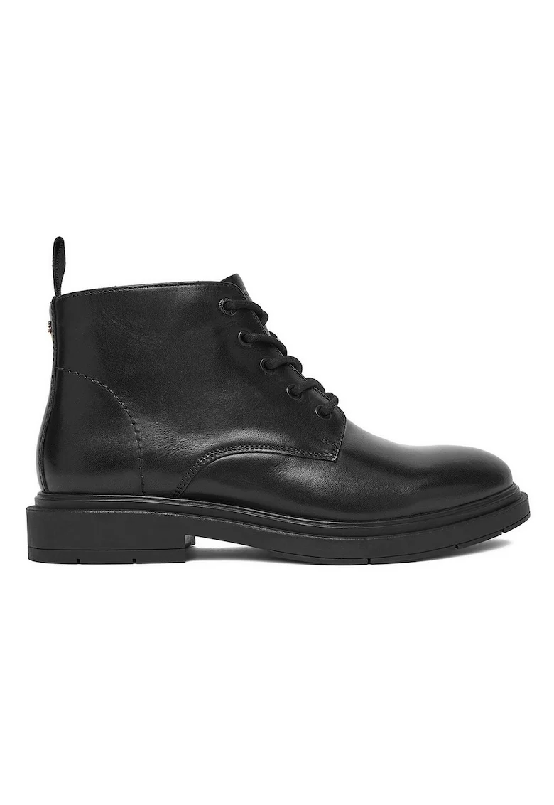 Ghete de barbati,  piele naturala, negru