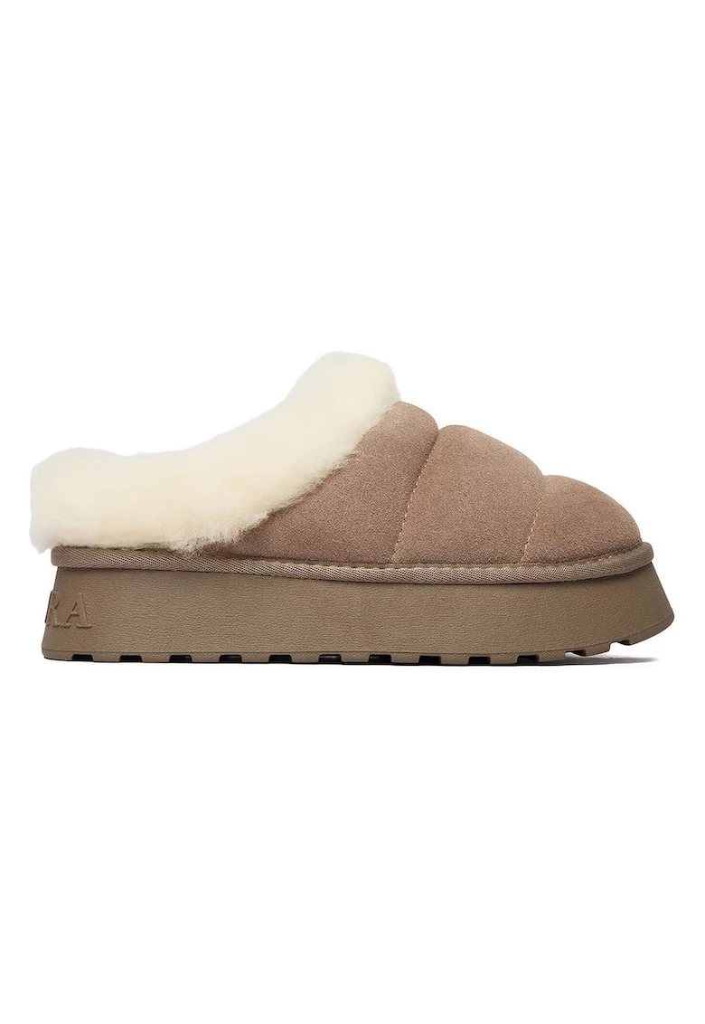 Cizme dama,  piele naturala, gri, calduroase, confortabile,