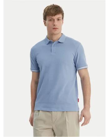 Tricou barbati,  bumbac, albastru, 98% bumbac, 2% elastan, Albastru