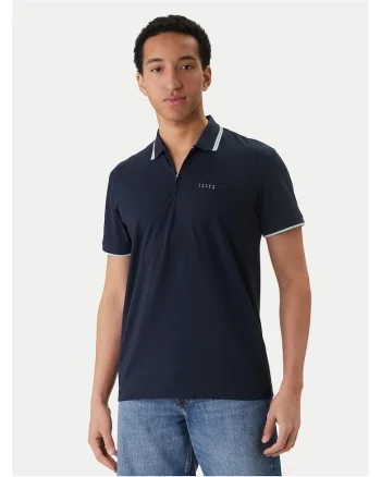 Tricou barbati,  bumbac poliester, albastru, Albastru