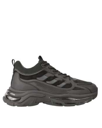 Pantofi sport, barbati,  WG50034B negru, textil, Negru