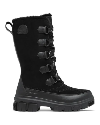 Cizme de iarna dama  2106691010, Piele naturala, Negru