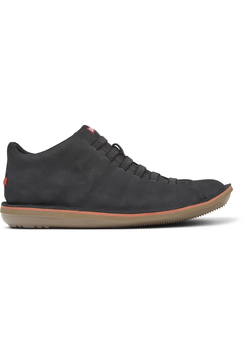 Pantofi sport de piele nabuc Beetle 1353, Gri