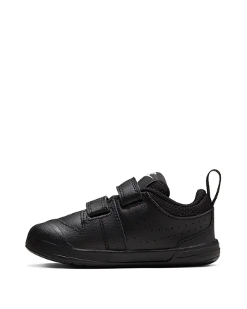 Pantofi sport din piele cu velcro, Pico 5, Negru
