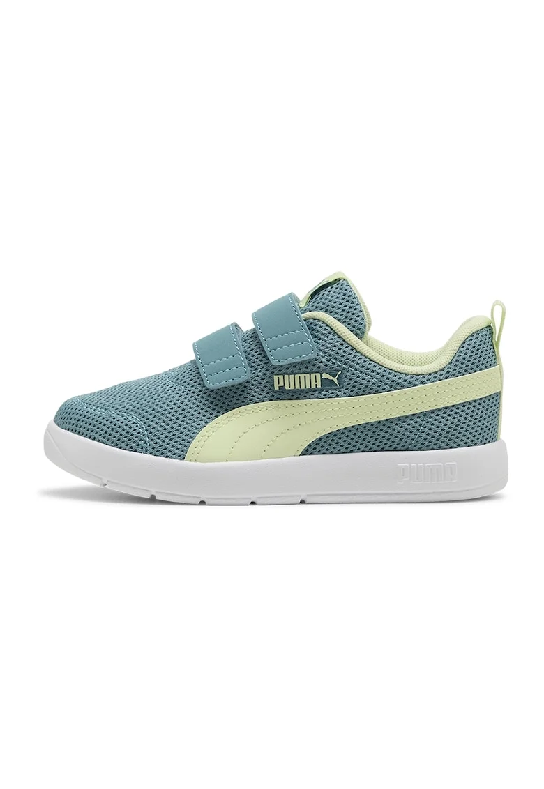 Pantofi sport Courtflex de plasa cu velcro, Verde persan/Verde fistic