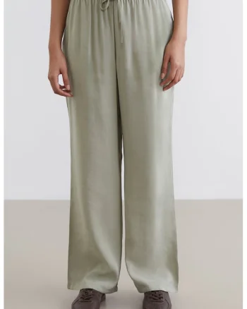 Pantaloni lejeri din amestec de modal cu buzunare, Kaki